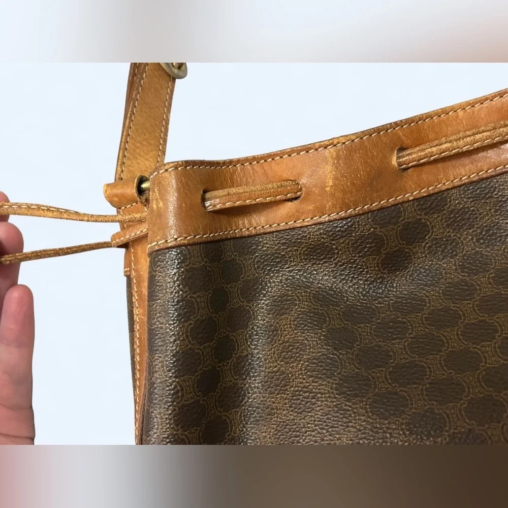 CÉLINE Vintage Macadam Bucket Bag - Picture 9 of 12